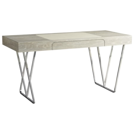 Writing Desk with Angular Chrome Legs