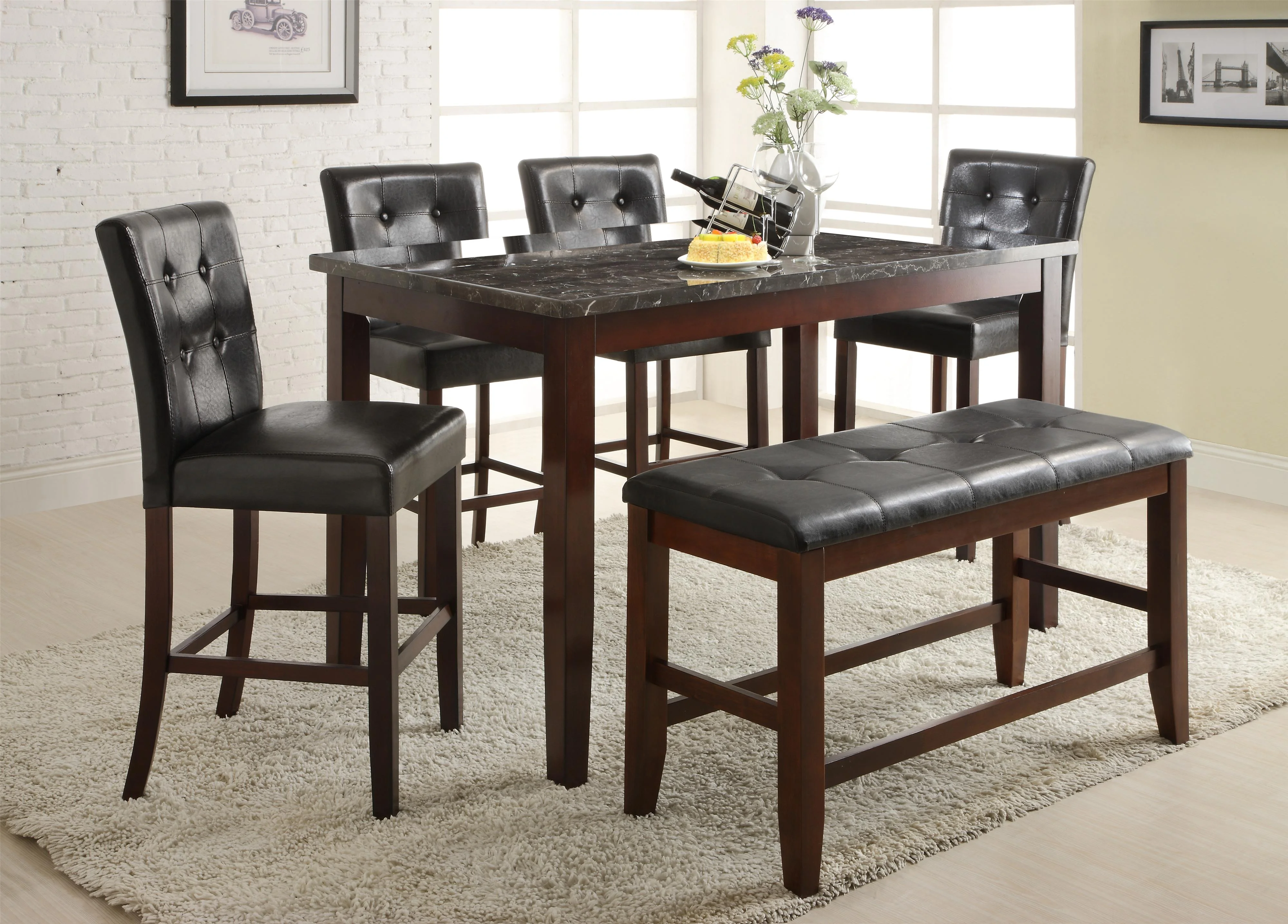 Rectangular Counter Height Table Urban Styles Ashton 2770 Counter Height Rectangle Table | Rune's ...