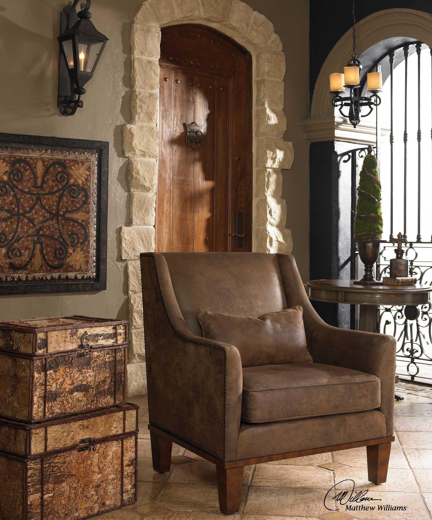 Uttermost Accent Furniture - Accent Chairs Clay Armchair