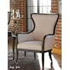 Uttermost Accent Furniture - Accent Chairs Sandy Wing Chair