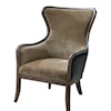 Uttermost Accent Furniture - Accent Chairs Snowden Tan Wing Chair