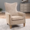 Uttermost Accent Furniture - Accent Chairs Kiango Animal Pattern Armchair