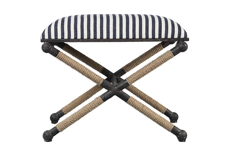 Accent Furniture - Benches Braddock Small Bench by Uttermost at Factory Direct Furniture