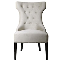 Arlette Tufted Wing Chair