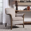 Uttermost Accent Furniture - Accent Chairs Brittoney Taupe Armchair