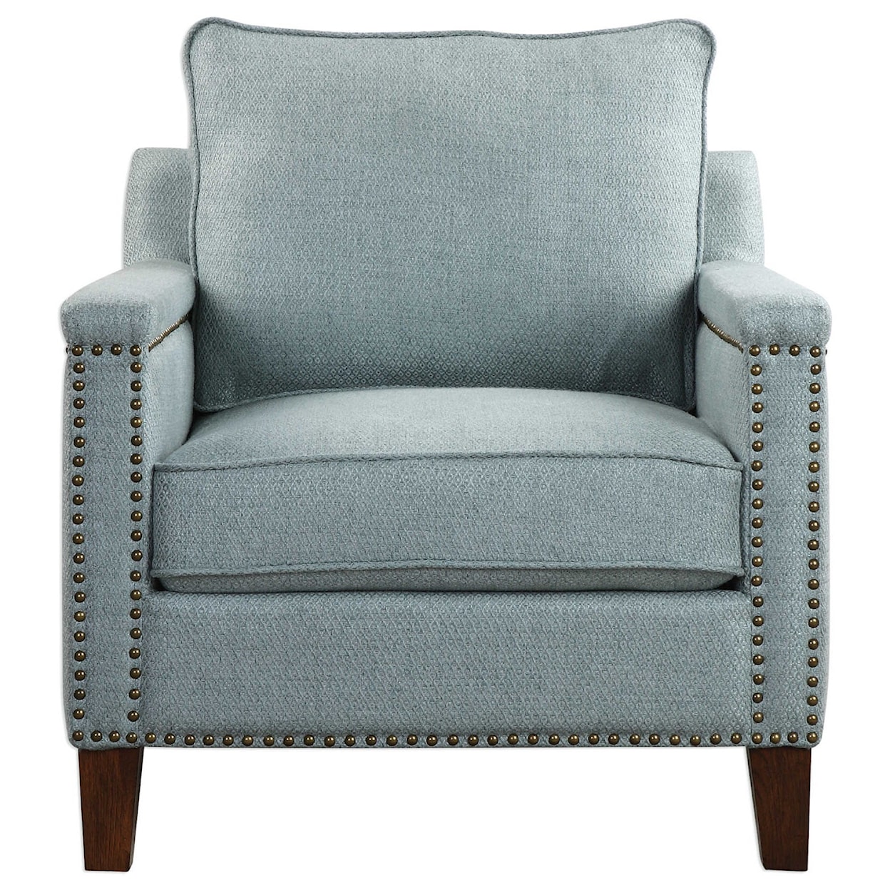 Uttermost Accent Furniture - Accent Chairs Charlotta Sea Mist Accent Chair