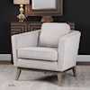 Uttermost Accent Furniture - Accent Chairs Varner Beige Linen Accent Chair