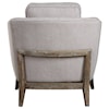 Uttermost Accent Furniture - Accent Chairs Varner Beige Linen Accent Chair
