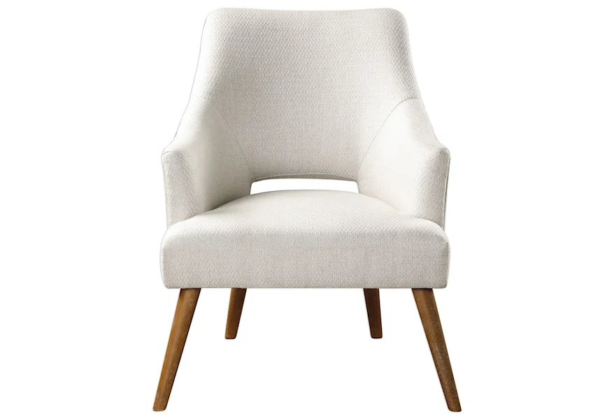 Accent Furniture - Accent Chairs Dree Retro Accent Chair by Uttermost at Goffena Furniture & Mattress Center