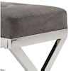 Uttermost Accent Furniture - Benches Bijou Gray Fabric Bench