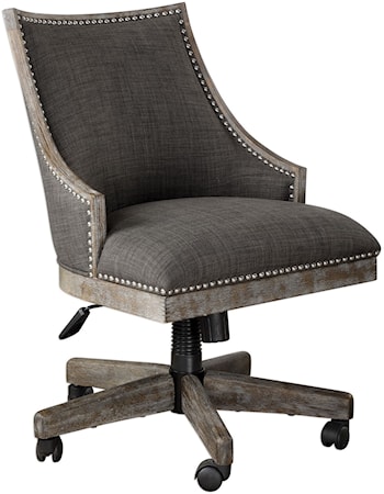 Aidrian Charcoal Desk Chair