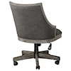 Uttermost Accent Furniture Aidrian Charcoal Desk Chair