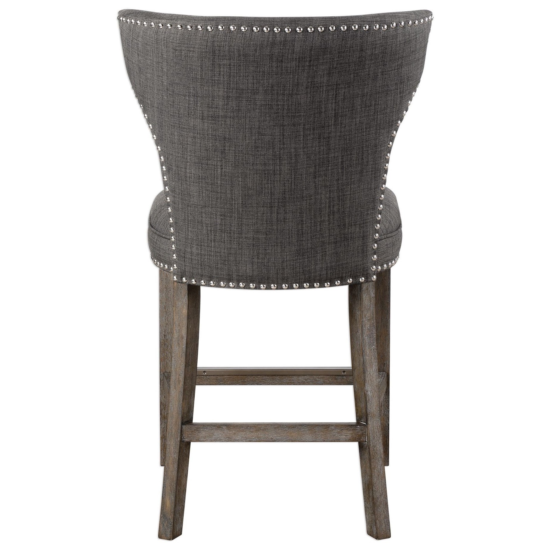 Uttermost Accent Furniture - Stools Arnaud Charcoal Counter Stool