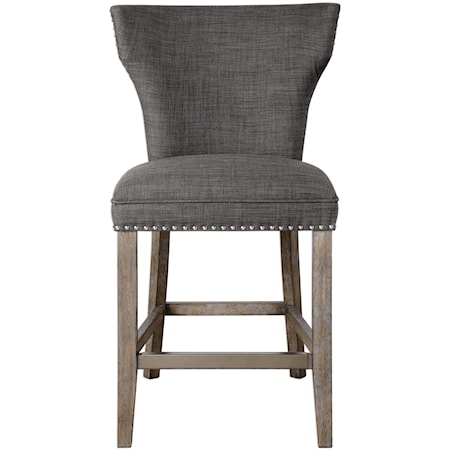 Arnaud Charcoal Counter Stool