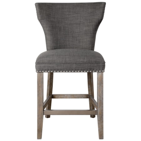 Arnaud Charcoal Counter Stool
