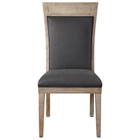 Encore Dark Gray Armless Chair