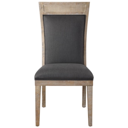 Encore Dark Gray Armless Chair