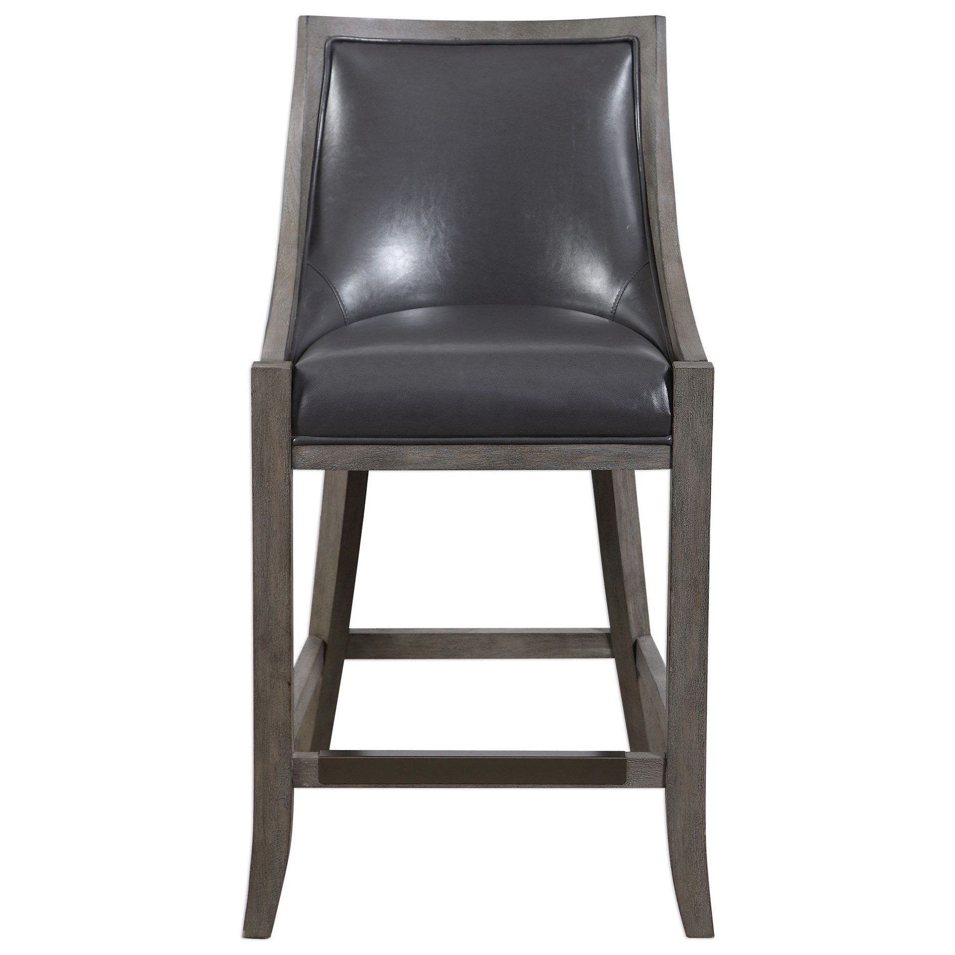 Elowen Leather Counter Stool