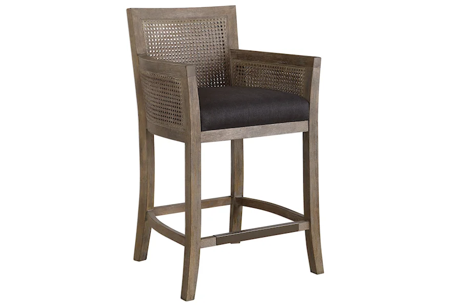 Accent Furniture - Stools Encore Counter Stool by Uttermost at Swann's Furniture & Design