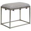 Uttermost Accent Furniture - Benches Edie Silver Small Bench