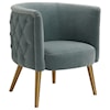 Uttermost Accent Furniture - Accent Chairs Haider Gray Accent Chair