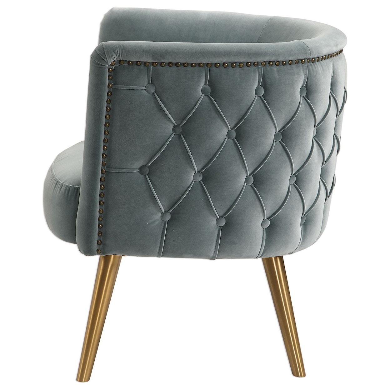 Uttermost Accent Furniture - Accent Chairs Haider Gray Accent Chair