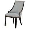 Uttermost Accent Furniture - Accent Chairs Janis Ebony Accent Chair