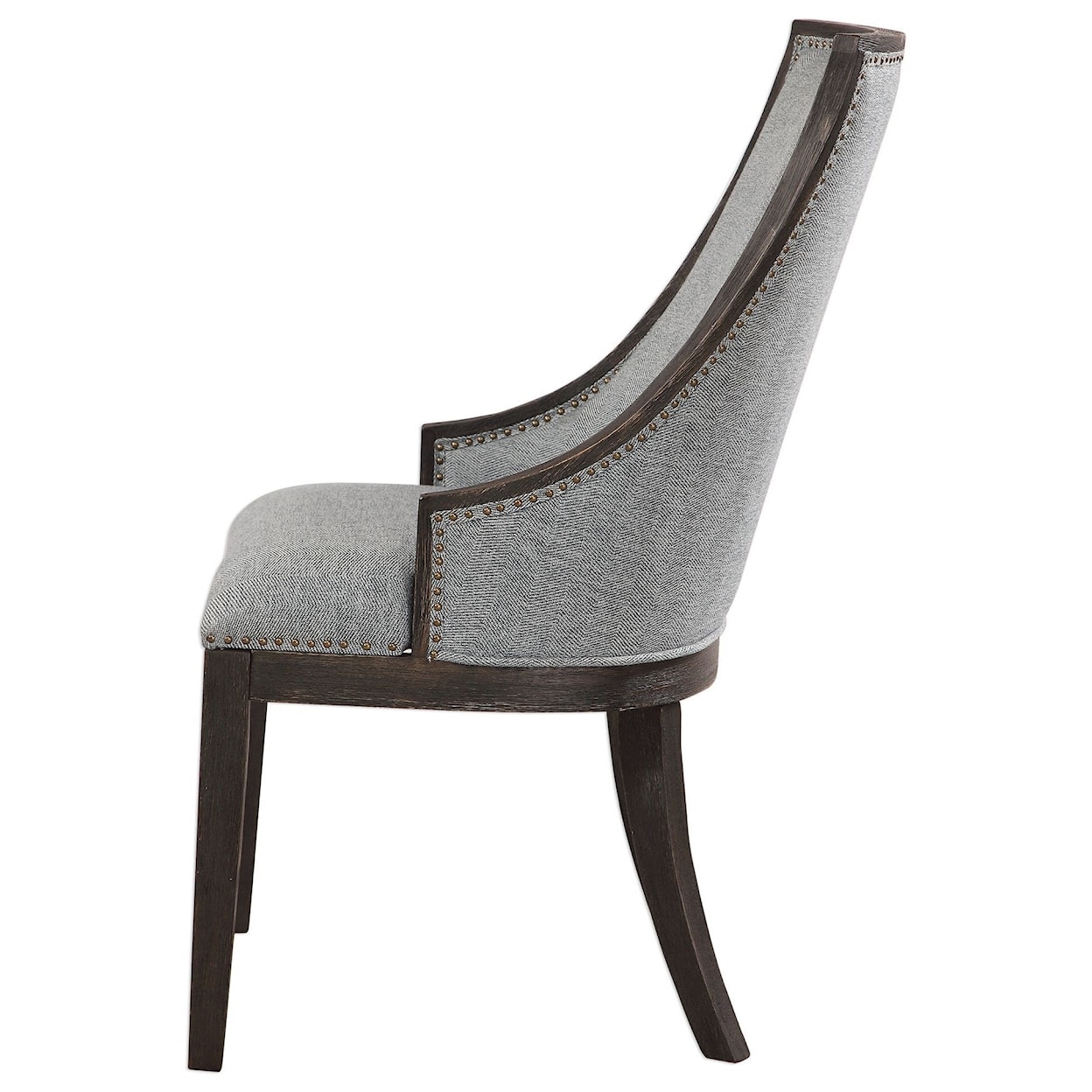 Uttermost Accent Furniture - Accent Chairs Janis Ebony Accent Chair