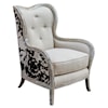Uttermost Accent Furniture - Accent Chairs Chalina High Back Arm Chair