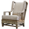 Uttermost Accent Furniture - Accent Chairs Schafer Linen Arm Chair