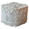 Uttermost Accent Furniture - Ottomans Uriah Ivory Pouf