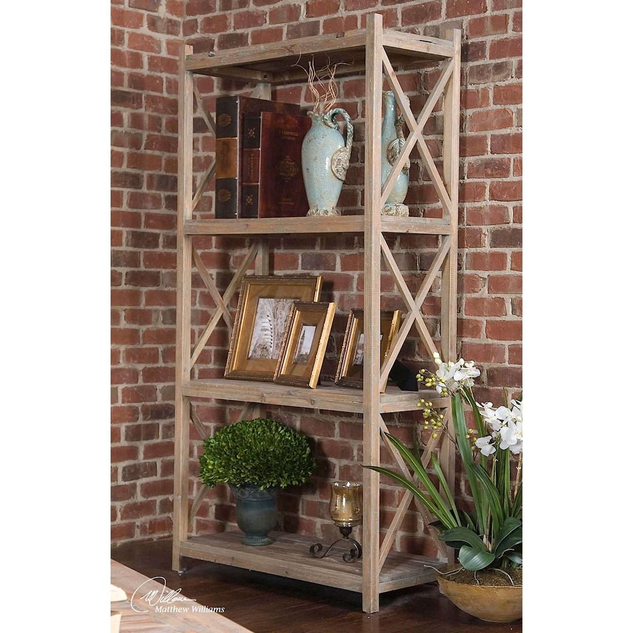Uttermost Accent Furniture - Bookcases Stratford Etagere