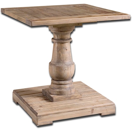 Stratford Pedestal End Table