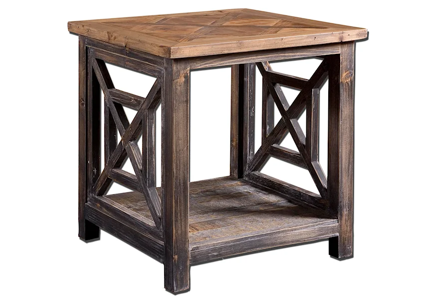 Accent Furniture - Occasional Tables Spiro End Table by Uttermost at Swann's Furniture & Design