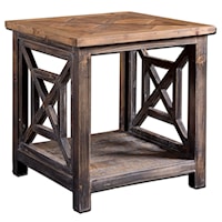 Spiro Rustic Cottage End Table