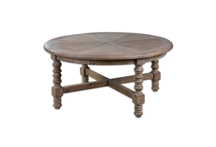 Accent Furniture - Occasional Tables Samuelle Wooden Coffee Table by Uttermost at Swann's Furniture & Design