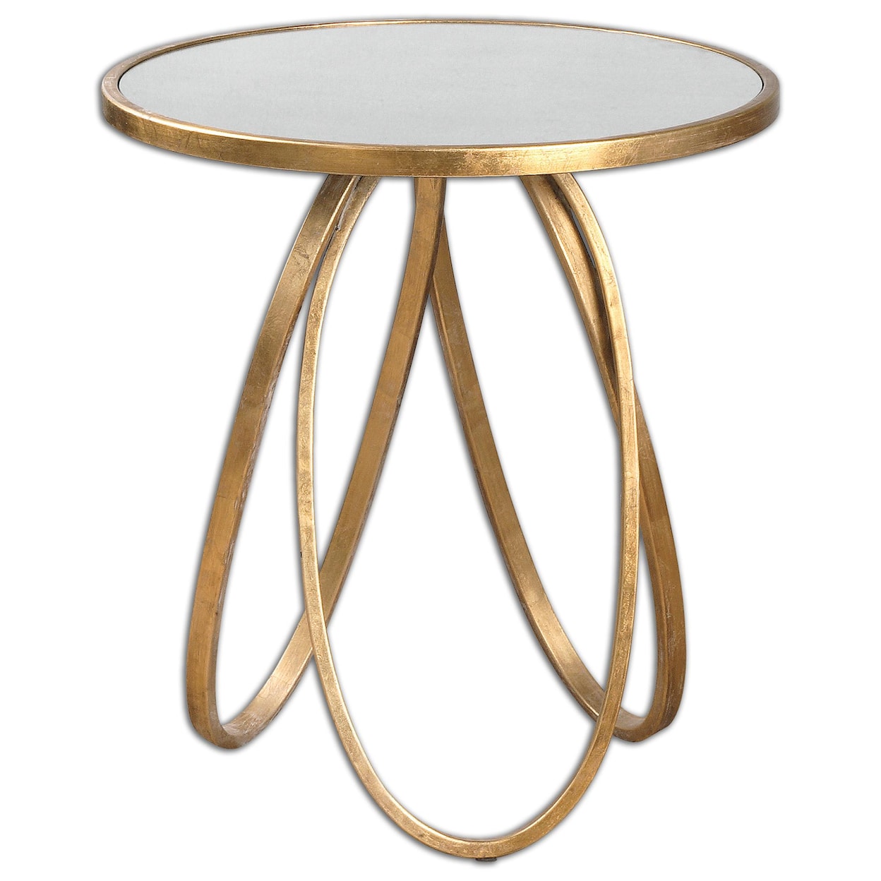 Uttermost Accent Furniture - Occasional Tables Montrez Gold Accent Table