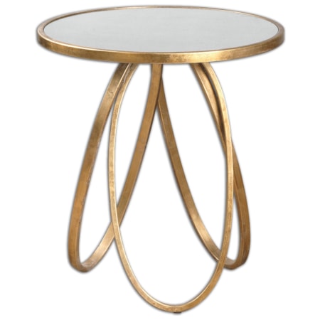 Montrez Gold Accent Table
