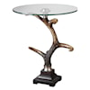 Uttermost Accent Furniture - Occasional Tables Stag Horn Accent Table