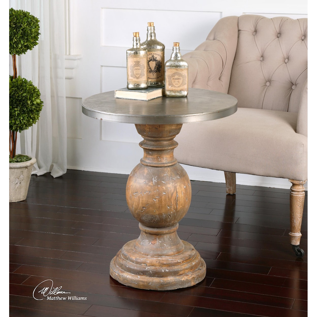 Uttermost Accent Furniture - Occasional Tables Blythe Wooden Accent Table