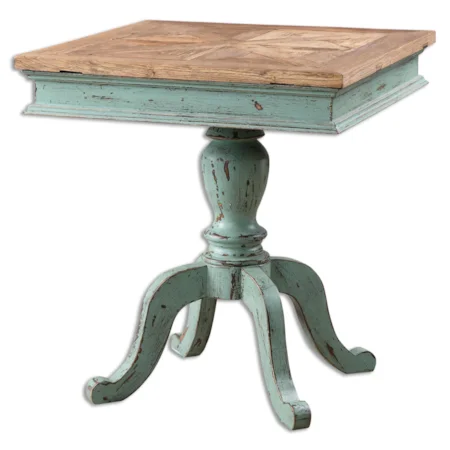 Keyton Pedestal Accent Table