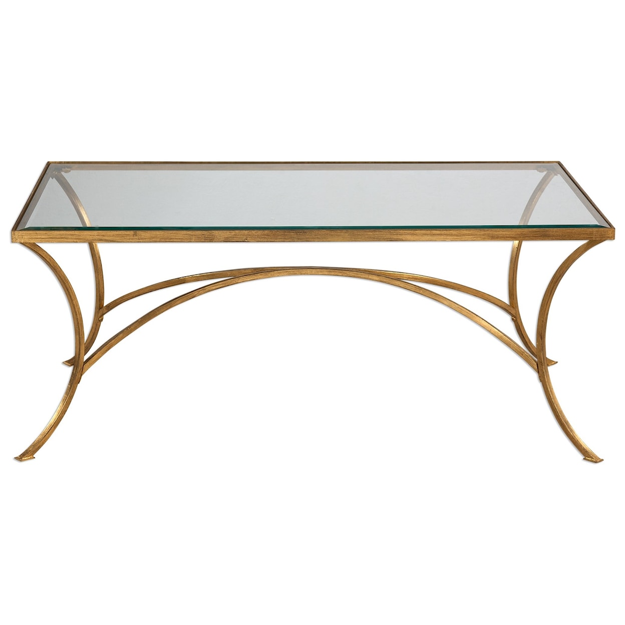 Uttermost Accent Furniture - Occasional Tables Alayna Gold Coffee Table