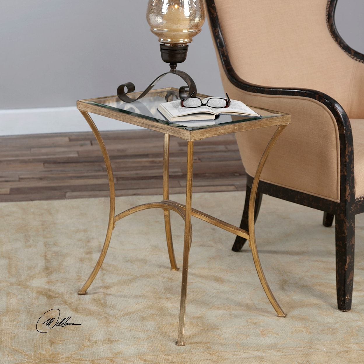 Uttermost Accent Furniture - Occasional Tables Alayna Gold End Table