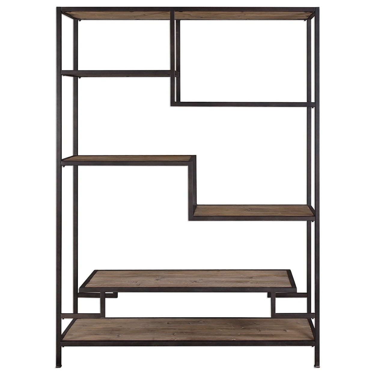 Uttermost Accent Furniture - Bookcases Sherwin Industrial Etagere