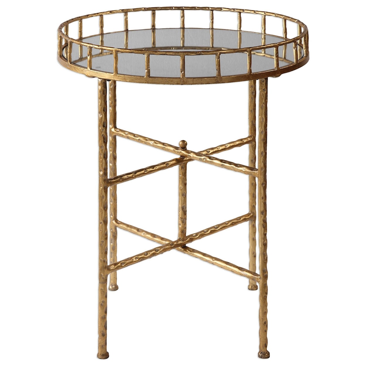 Uttermost Accent Furniture - Occasional Tables Tilly Bright Gold Accent Table