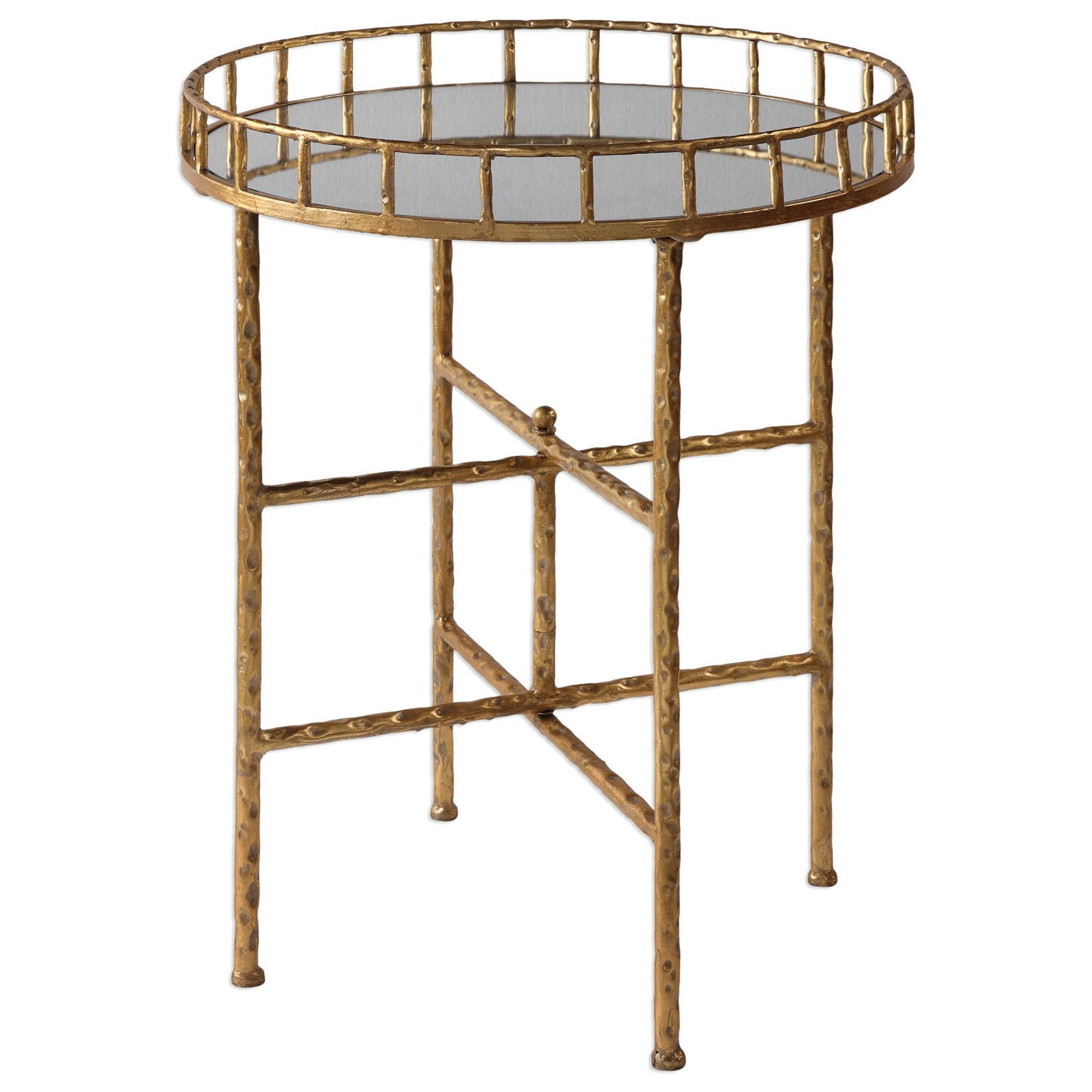 Uttermost Accent Furniture - Occasional Tables Tilly Bright Gold Accent Table
