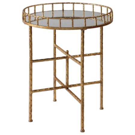 Tilly Bright Gold Accent Table
