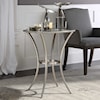 Uttermost Accent Furniture - Occasional Tables Sherise Beaded Metal Accent Table
