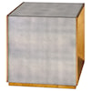 Uttermost Accent Furniture - Occasional Tables Flair Gold Cube Table