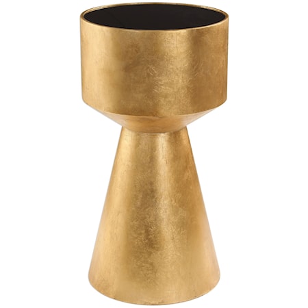 Veira Gold Accent Table